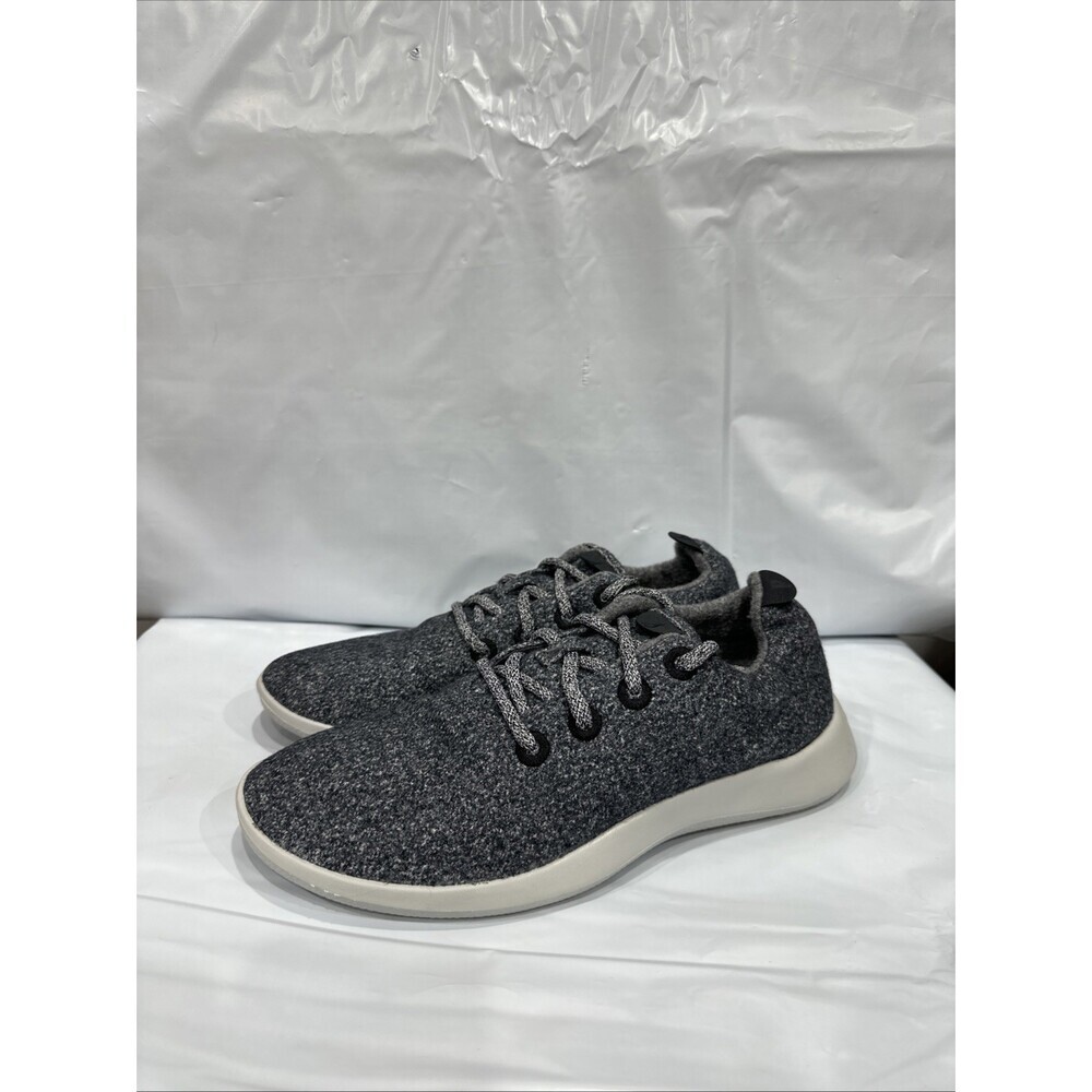 Allbirds Wool Runners Sneakers Men's US 9 Natural Gray Lace Up Shoes EBS1085